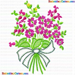 Flowers and Tree 3623 Embroidery Design