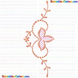 Flowers and Tree 3628 Embroidery Design