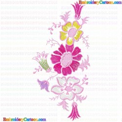 Flowers and Tree 3637 Embroidery Design