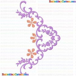 Flowers and Tree 3640 Embroidery Design