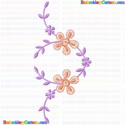 Flowers and Tree 3641 Embroidery Design