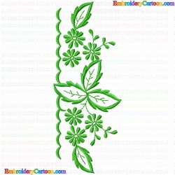 Flowers and Tree 3646 Embroidery Design