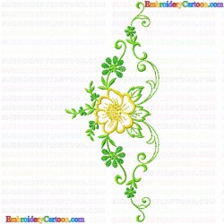 Flowers and Tree 3652 Embroidery Design