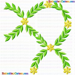 Flowers and Tree 3654 Embroidery Design