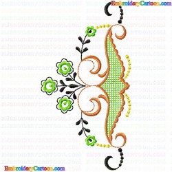 Flowers and Tree 3662 Embroidery Design