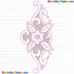 Flowers and Tree 3663 Embroidery Design