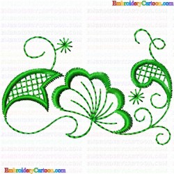 Flowers and Tree 367 Embroidery Design