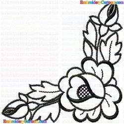 Flowers and Tree 3683 Embroidery Design