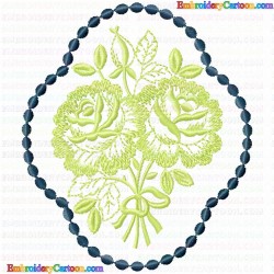 Flowers and Tree 3685 Embroidery Design