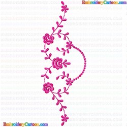 Flowers and Tree 3692 Embroidery Design