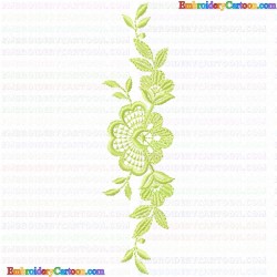 Flowers and Tree 3698 Embroidery Design