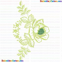 Flowers and Tree 3702 Embroidery Design