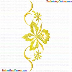 Flowers and Tree 3715 Embroidery Design