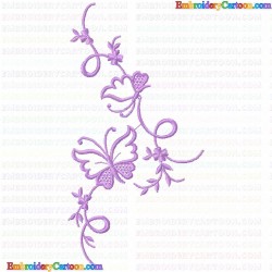 Flowers and Tree 3716 Embroidery Design