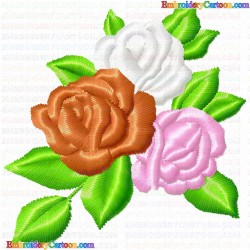 Flowers and Tree 3748 Embroidery Design