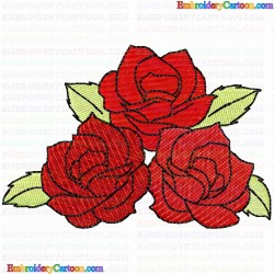 Flowers and Tree 3755 Embroidery Design