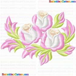 Flowers and Tree 3758 Embroidery Design