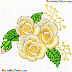 Flowers and Tree 3764 Embroidery Design