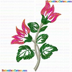 Flowers and Tree 3812 Embroidery Design