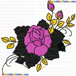 Flowers and Tree 3819 Embroidery Design