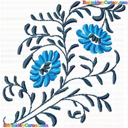 Flowers and Tree 3834 Embroidery Design