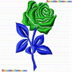 Flowers and Tree 386 Embroidery Design