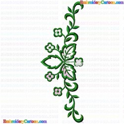 Flowers and Tree 39 Embroidery Design