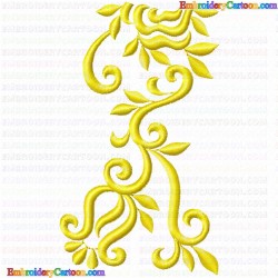 Flowers and Tree 44 Embroidery Design