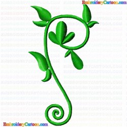 Flowers and Tree 656 Embroidery Design