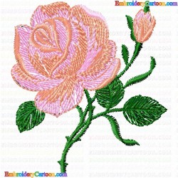 Flowers and Tree 68 Embroidery Design