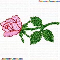 Flowers and Tree 69 Embroidery Design