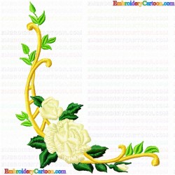 Flowers and Tree 6 Embroidery Design