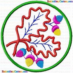 Flowers and Tree 721 Embroidery Design