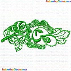 Flowers and Tree 761 Embroidery Design