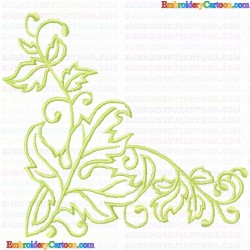 Flowers and Tree 777 Embroidery Design