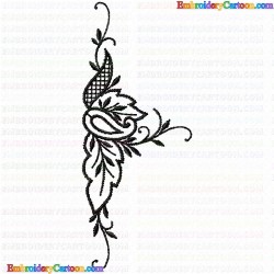 Flowers and Tree 867 Embroidery Design