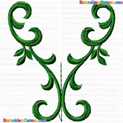 Flowers and Tree 945 Embroidery Design