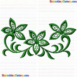 Flowers and Tree 959 Embroidery Design