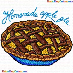 Foods and Sweets 15 Embroidery Design