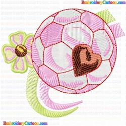 Football 104 Embroidery Design