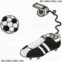 Football 11 Embroidery Design