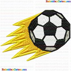 Football 19 Embroidery Design