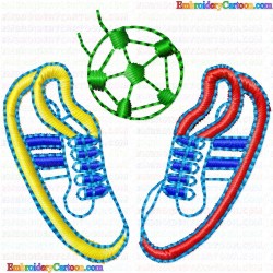 Football 26 Embroidery Design