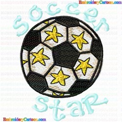 Football 27 Embroidery Design