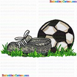 Football 32 Embroidery Design