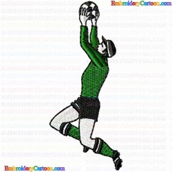 Football 4 Embroidery Design