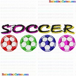 Football 69 Embroidery Design