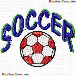 Football 80 Embroidery Design