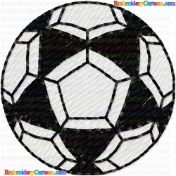 Football 86 Embroidery Design