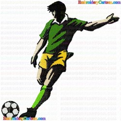 Football 90 Embroidery Design